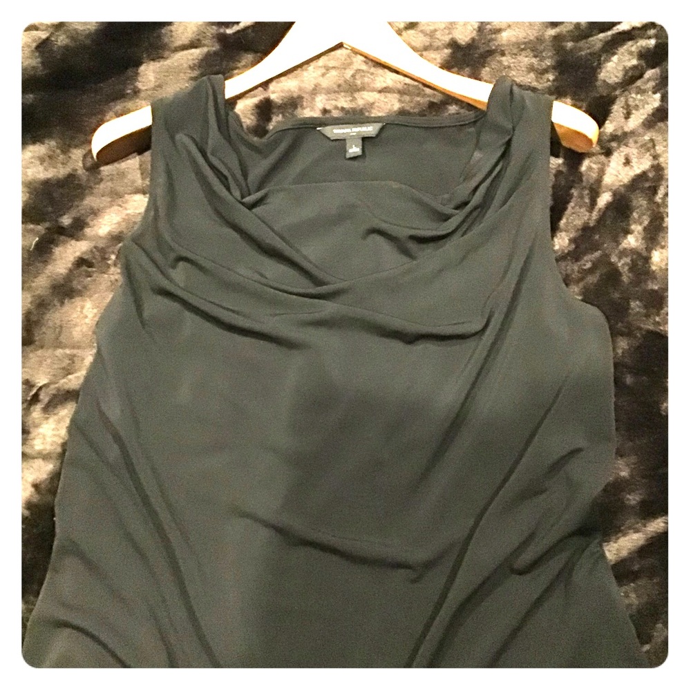 Banana Republic Crepe Cowl Neck Sleeveless Top (L)